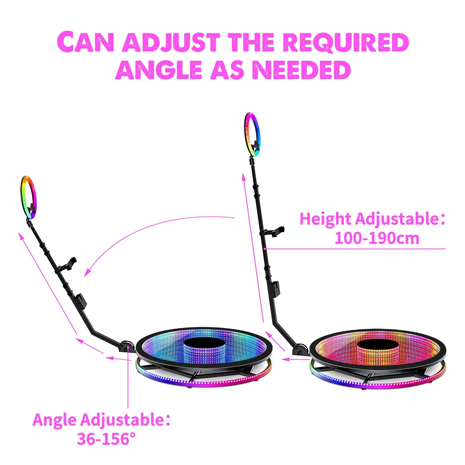 Deluxe 360 Full LED Photo Booth