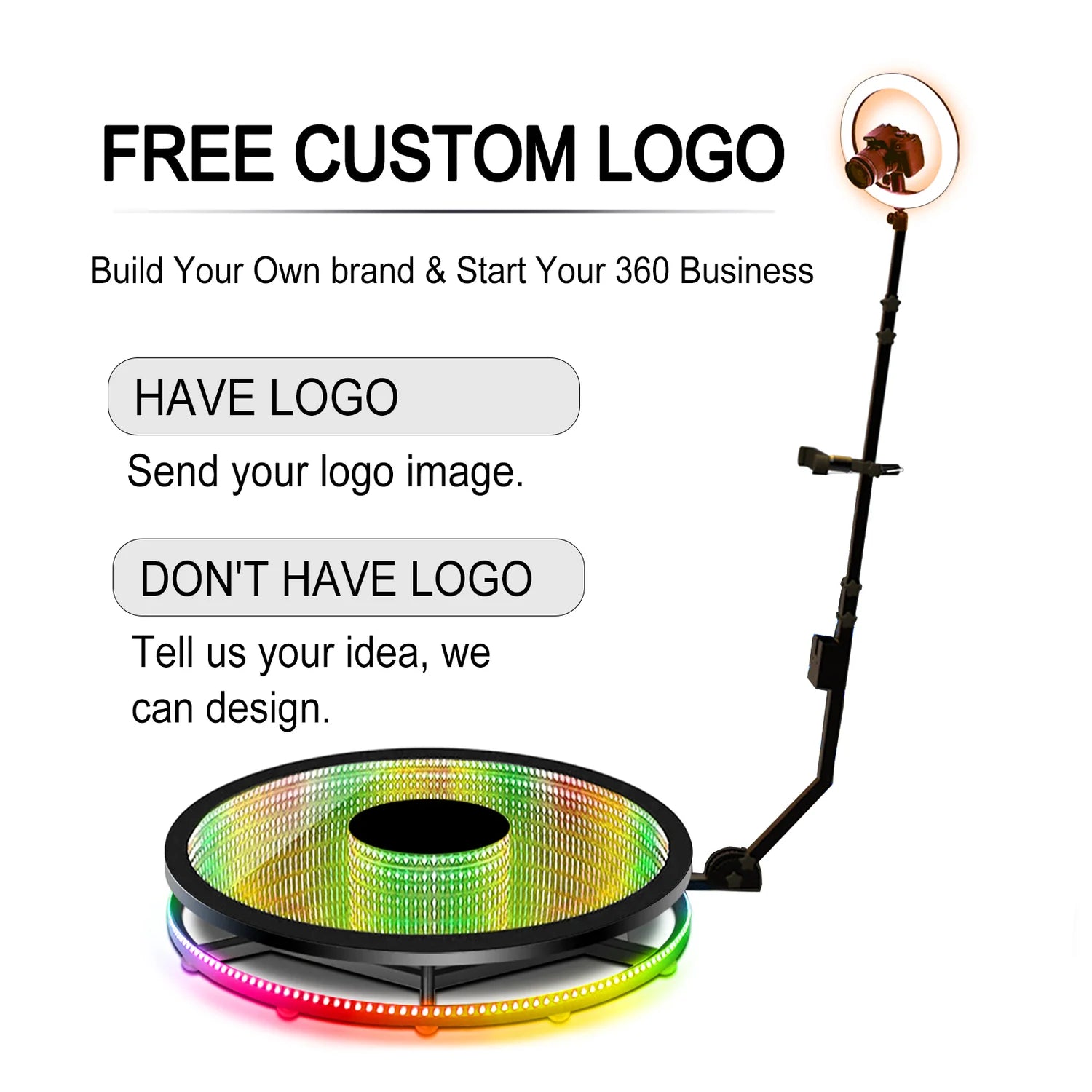 Deluxe 360 Full LED Photo Booth