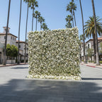 Yellow Cream Sunflower Wall - 091