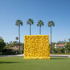 Yellow Wild Rose Flower Wall Backdrop - 254