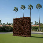 Chocolate Brown Wild Rose Flower Wall Backdrop - 244