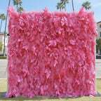 Into The Meadow Bright Pink Flower Wall - 042