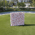 Light Pink with a Hint of Black Wild Rose Premium Flower Wall - 008