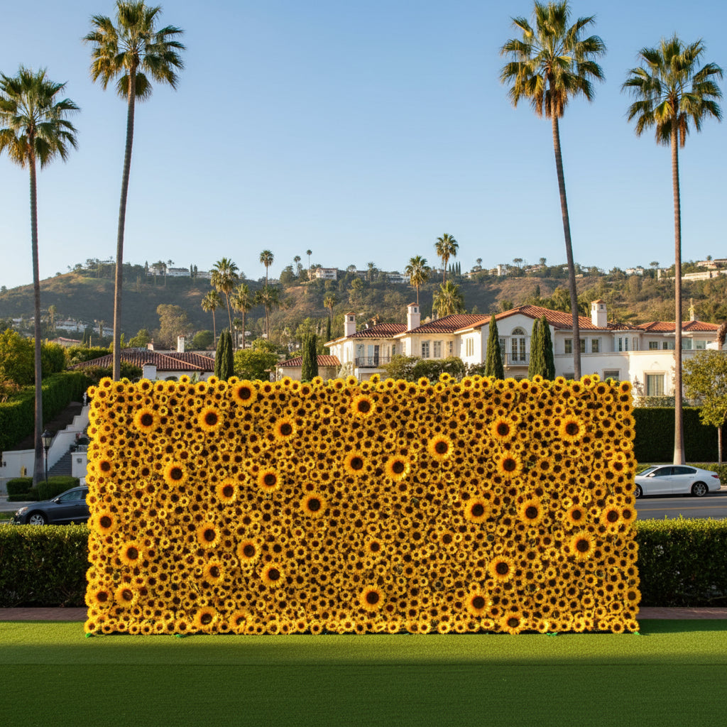 Deluxe Yellow Sunflower Wall - 090