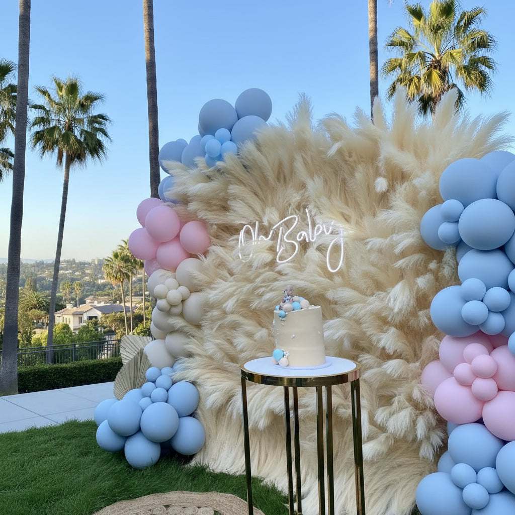 Pampas Grass Wall - 070