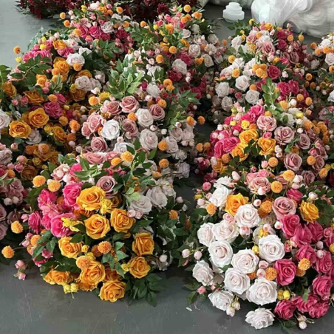 Pink, Orange and Blush Premium Flower Ball - 1047