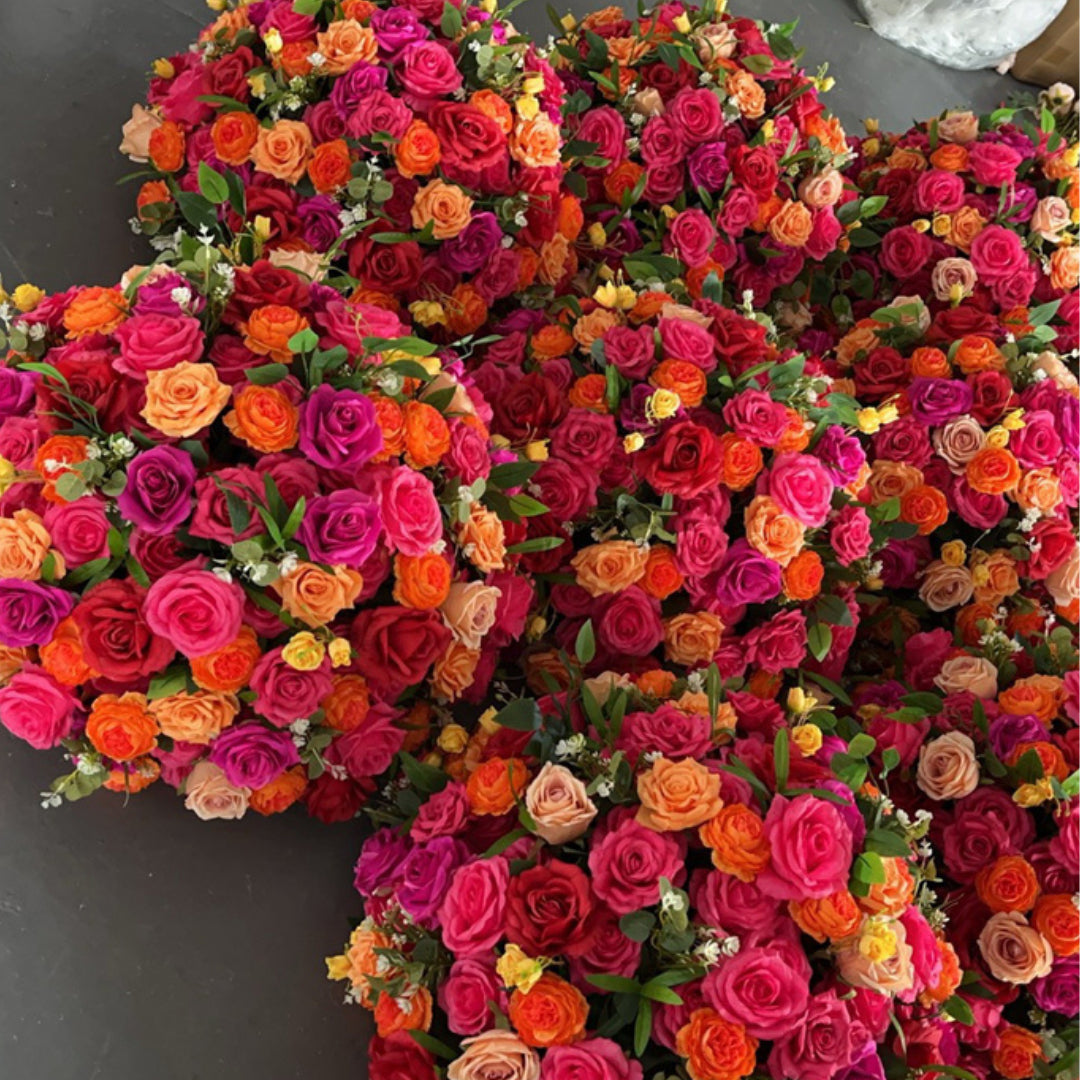 Orange, Pink and Yellow Premium Flower Ball - 1046