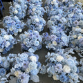 Baby Blue & White Premium Flower Ball - 1076