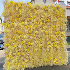 Into The Meadow Yellow Rose Flower Wall - 051