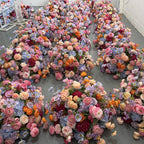 Blue, Lavender, Pink and Orange Premium Flower Ball - 1074