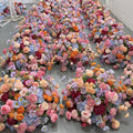 Blue, Lavender, Pink and Orange Premium Flower Ball - 1074
