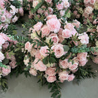 Light Pink Wild Rose Greenery Premium Flower Ball - 1016