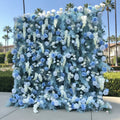 Into The Meadow Blue Rose Flower Wall - 057