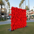 Red Feather Wall - 073