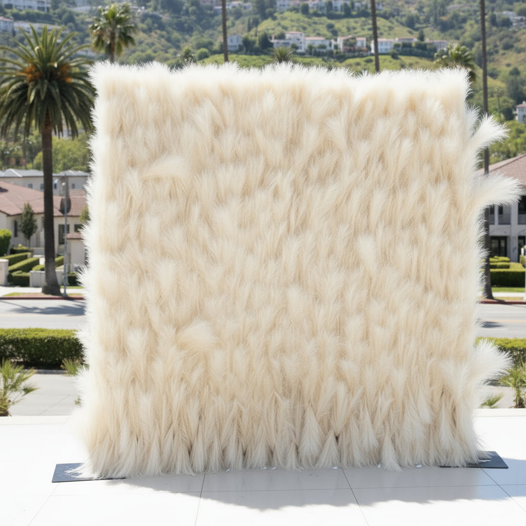 Cream Pampas Grass Premium Floral Wall - 265