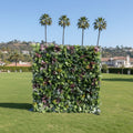 Retro Tropical Greenery Premium Flower Wall - 529