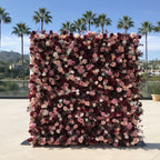 Red, Pink & White Rose Premium Flower Wall - 131