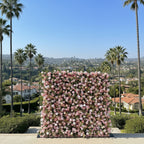 Pink & Green Rose Premum Flower Wall - 152