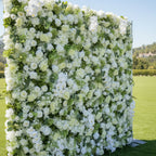 White Ivory Greenery Premium Flower Wall - 272