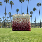 Pink & White Premium Ombre Flower Wall - 112