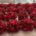 Red Wild Rose with Min Rose Premimum Flower Ball - 1026