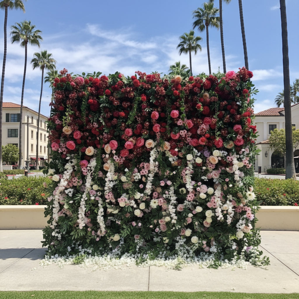 Dripping Peonies Flower Wall - 102
