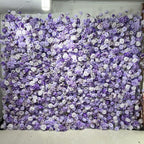 Purple Violet Wild Rose Premium Flower Wall - 289