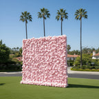 Light Baby Pink Wild Rose Flower Wall Backdrop - 259