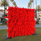 Red Feather Wall - 073