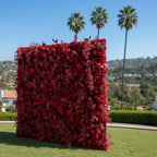 Into the Meadow Red Rose Premium Flower Wall - 235