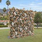 Into the Meadow Dripping Orange & Brown Sunflower Premium Flower Wall - 035