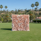 Peach Cherry Blossom Premium Flower Wall - 086