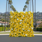 Into the Meadow Yellow Rose Premium Flower Wall - 283