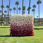 Pink & White Premium Ombre Flower Wall - 112