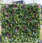 Retro Tropical Greenery Premium Flower Wall - 529