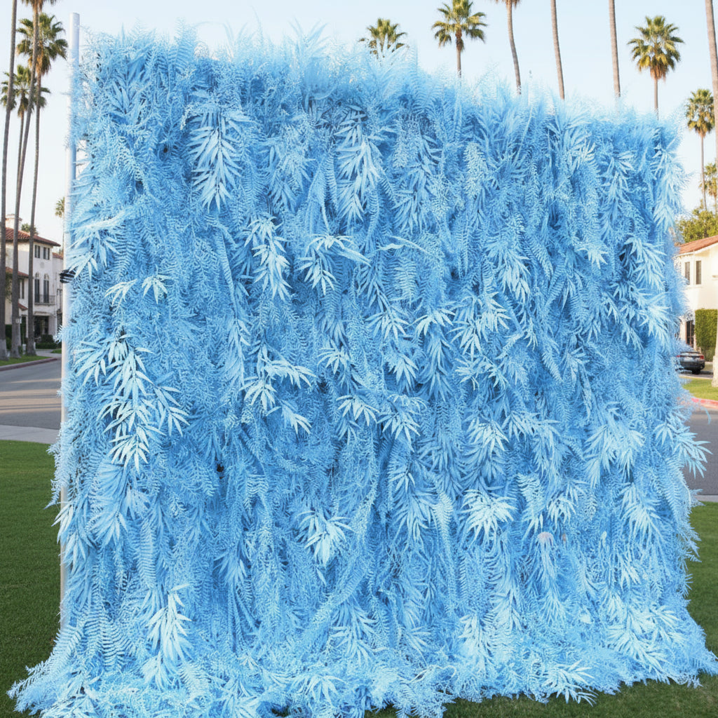 Into The Meadow Light Blue Flower Wall - 044