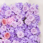 Purple, Pink and Violet Premium Rose Flower Wall - 325