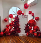 Bright Red Wild Rose Premium Flower Arch Set - 4583