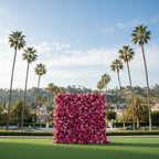 Light & Dark Pink Wild Rose Premium Flower Wall - 217