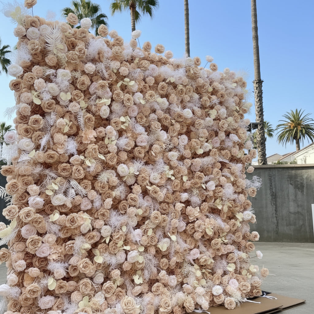 Into The Meadow Pink Blush Flower Wall - 045