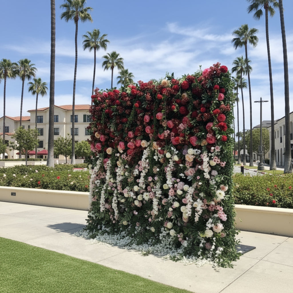 Dripping Peonies Flower Wall - 102