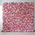 Classic Pink, Orange, Ivory Daisy Premium Flower Wall - 216