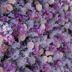 Into the Meadow Purple Lavender Premium Flower Wall - 199