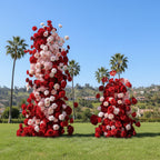 Pink & Red Deluxe Premium 2 Piece Arch Set - 4591