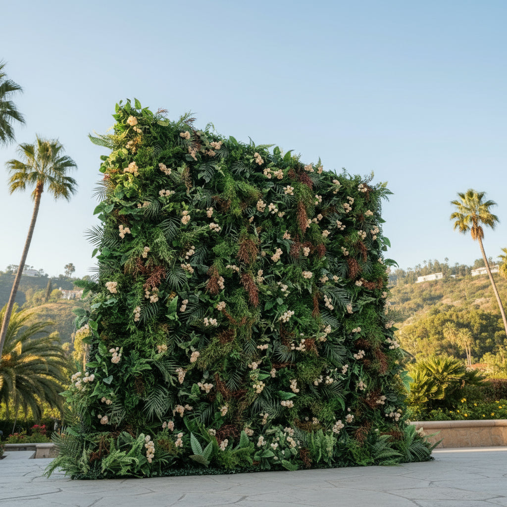 Dripping Greenery Brown Jungle Premium Flower Wall - 222