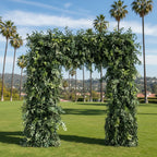 Into The Meadow Greenery Premium Floral Square Arch - 5002
