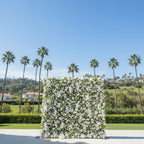 Greenery, White Peony Premium Flower Wall - 268