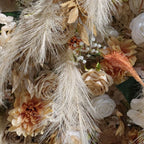 Pampas Tan and Cream Wild Rose Premium Wall - 082B