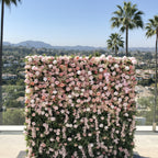 Dripping Light Pink Premium Flower Wall - 143