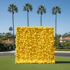 Yellow Wild Rose Flower Wall Backdrop - 254